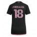 Maillot de foot Inter Miami Jordi Alba #18 Extérieur vêtements Femmes 2023-24 Manches Courtes
